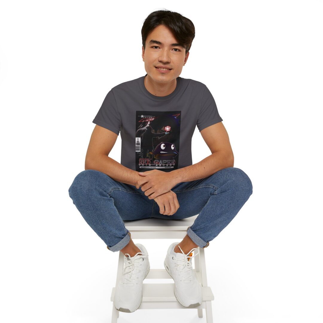 Comic T Shirt — 'Red Paper Thin Ascent, Episode 6, Comic 1' Graphic Tee